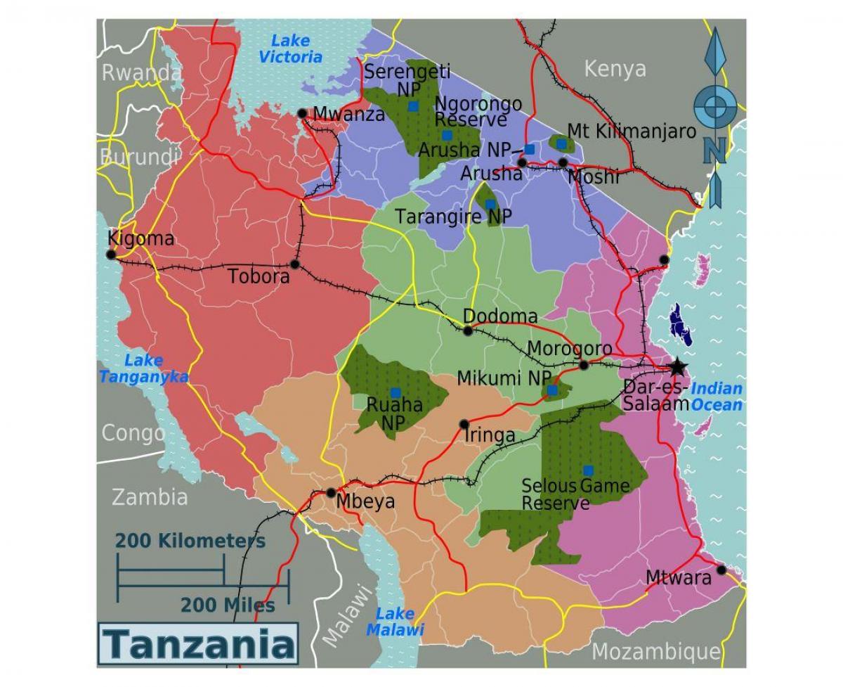 Mapa je iz tanzanije jeziku