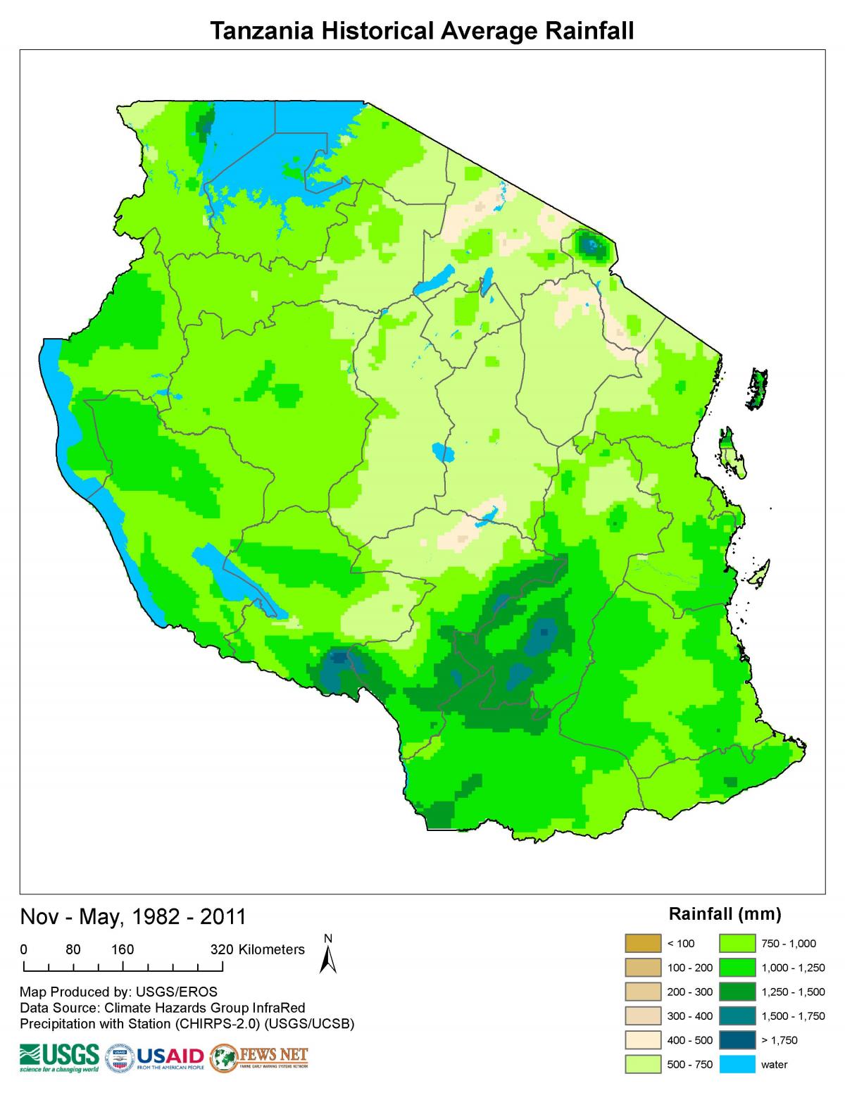 Mapa je iz tanzanije klime