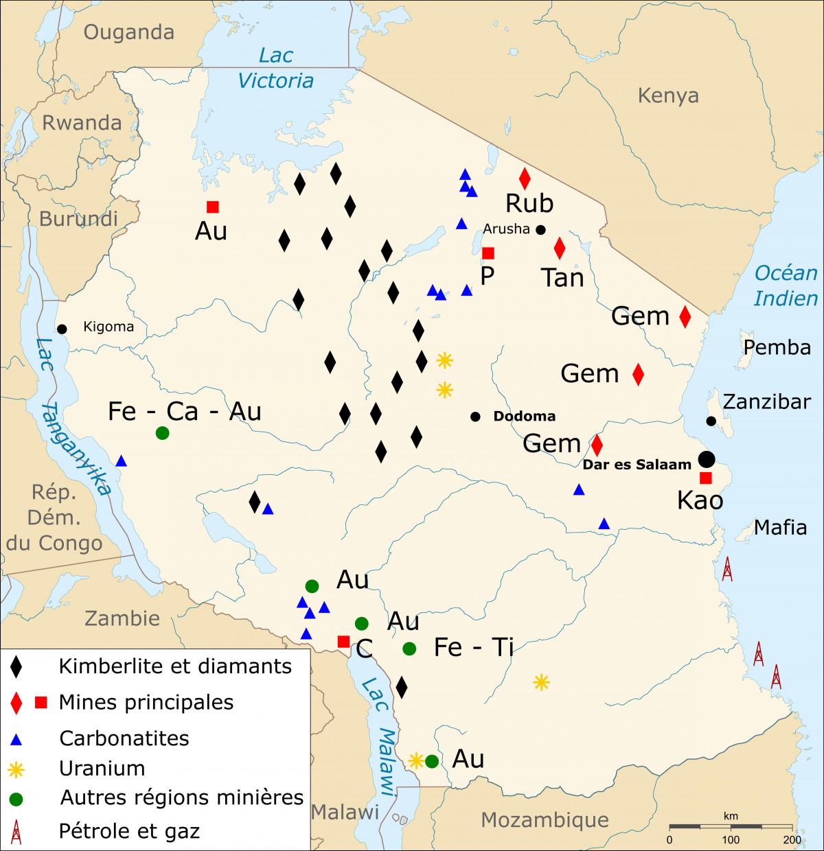 Mapa je iz tanzanije prirodni resursi