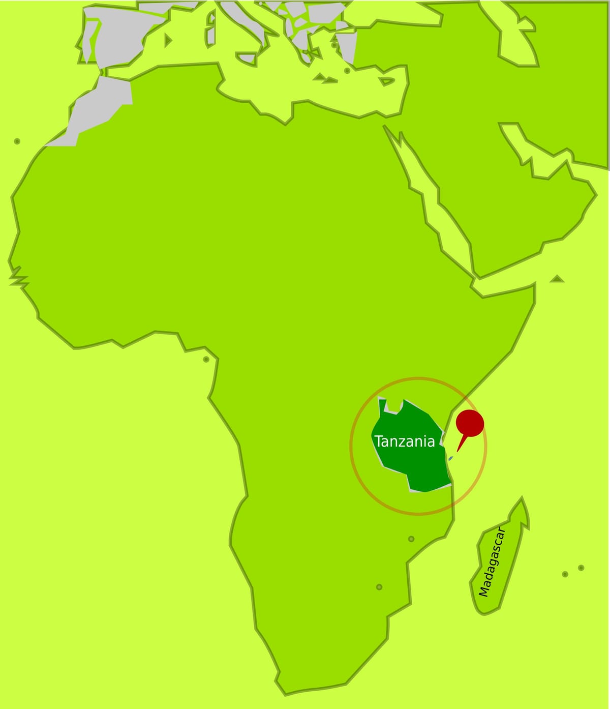 Mapa mafije ostrvo tanzaniji