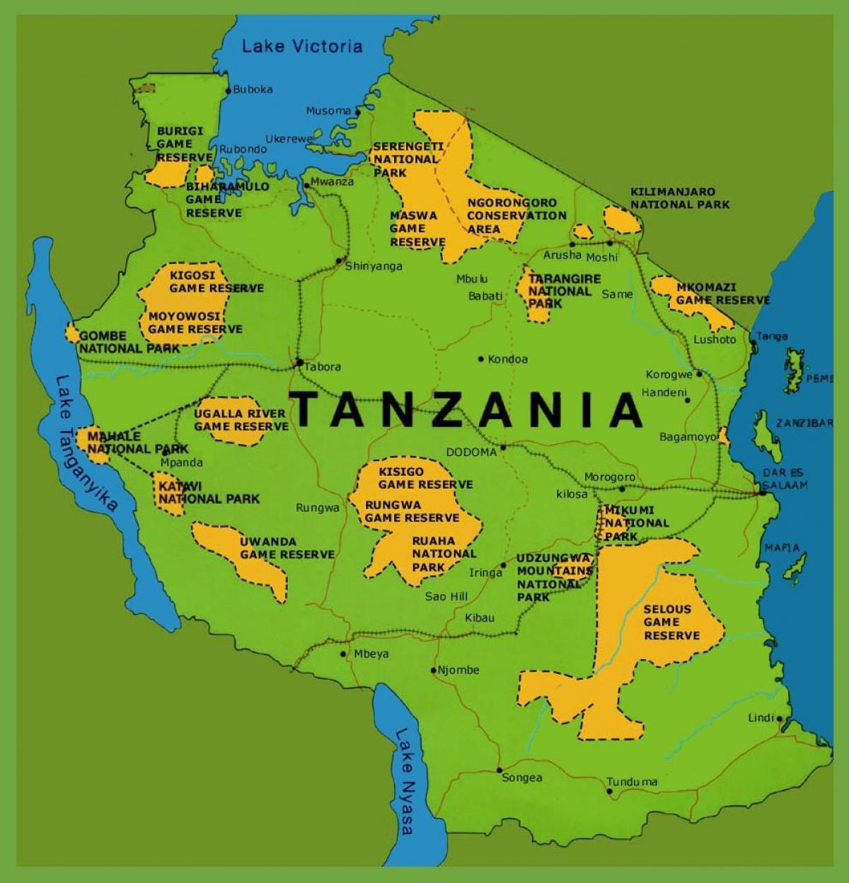 karta iz tanzanije