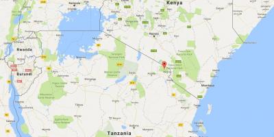 Tanzaniji lokaciju na svijetu mapu