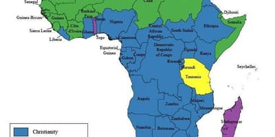 Mapa je iz tanzanije religija